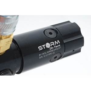 Wolverine Airsoft HPA Systems STORM Regulator OnTank - Black (STM-CA-001-BK)